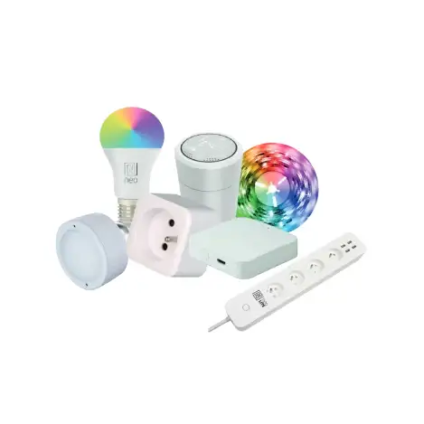 Plyn, elektřina - Úspora energie - ilustrační ikona úsporná sada